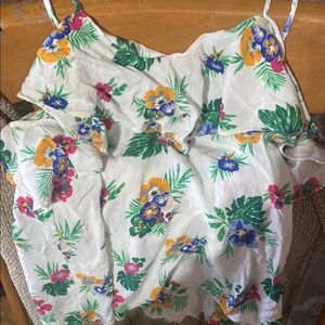 Floral Print Women's Top